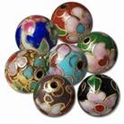 Vintage cloisonne chinese enamel beads